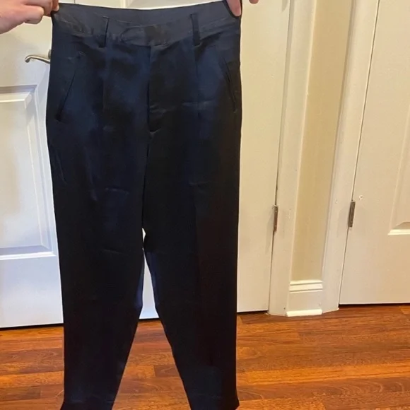 Fleur du Mal Black Crop Suit Pants and Jacket Set - Picture 8 of 9